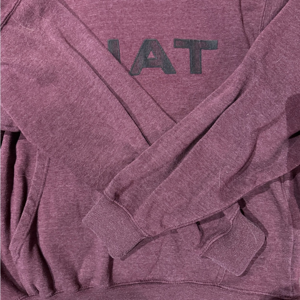Ariat Burgundy Pullover Hoodie - Picture 2 of 4